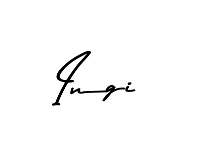 Asem Kandis PERSONAL USE is a professional signature style that is perfect for those who want to add a touch of class to their signature. It is also a great choice for those who want to make their signature more unique. Get Ingi name to fancy signature for free. Ingi signature style 9 images and pictures png