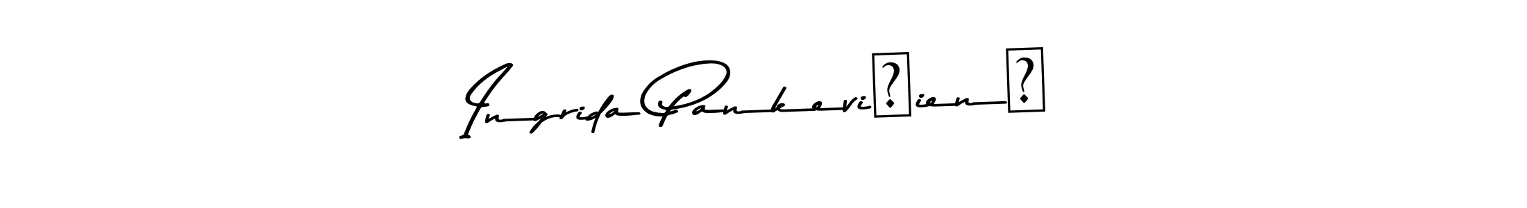 Asem Kandis PERSONAL USE is a professional signature style that is perfect for those who want to add a touch of class to their signature. It is also a great choice for those who want to make their signature more unique. Get Ingrida Pankevičienė name to fancy signature for free. Ingrida Pankevičienė signature style 9 images and pictures png