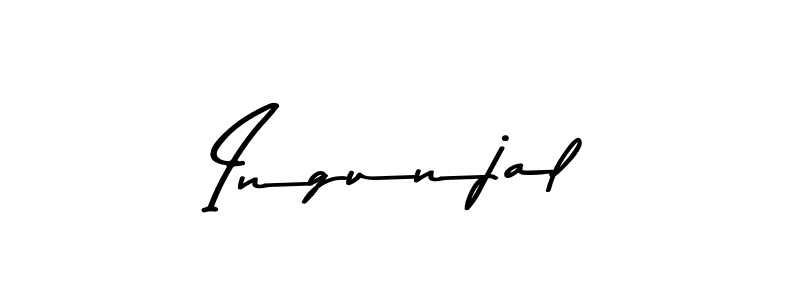 Best and Professional Signature Style for Ingunjal. Asem Kandis PERSONAL USE Best Signature Style Collection. Ingunjal signature style 9 images and pictures png