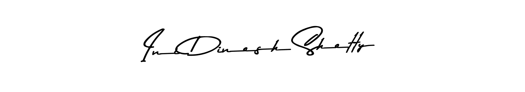 Design your own signature with our free online signature maker. With this signature software, you can create a handwritten (Asem Kandis PERSONAL USE) signature for name Ini Dinesh Shetty. Ini Dinesh Shetty signature style 9 images and pictures png