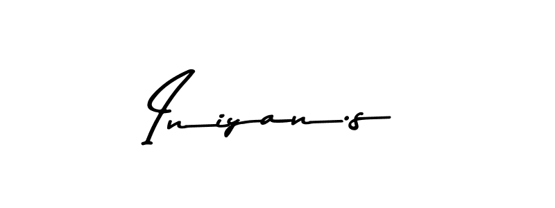 Make a beautiful signature design for name Iniyan.s. With this signature (Asem Kandis PERSONAL USE) style, you can create a handwritten signature for free. Iniyan.s signature style 9 images and pictures png