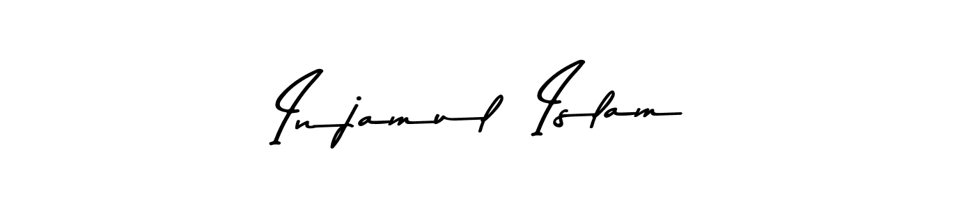 The best way (Asem Kandis PERSONAL USE) to make a short signature is to pick only two or three words in your name. The name Injamul  Islam include a total of six letters. For converting this name. Injamul  Islam signature style 9 images and pictures png