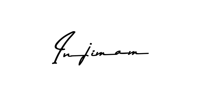Design your own signature with our free online signature maker. With this signature software, you can create a handwritten (Asem Kandis PERSONAL USE) signature for name Injimam. Injimam signature style 9 images and pictures png