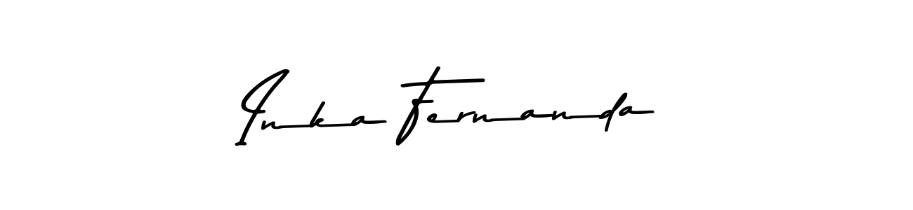 How to make Inka Fernanda signature? Asem Kandis PERSONAL USE is a professional autograph style. Create handwritten signature for Inka Fernanda name. Inka Fernanda signature style 9 images and pictures png