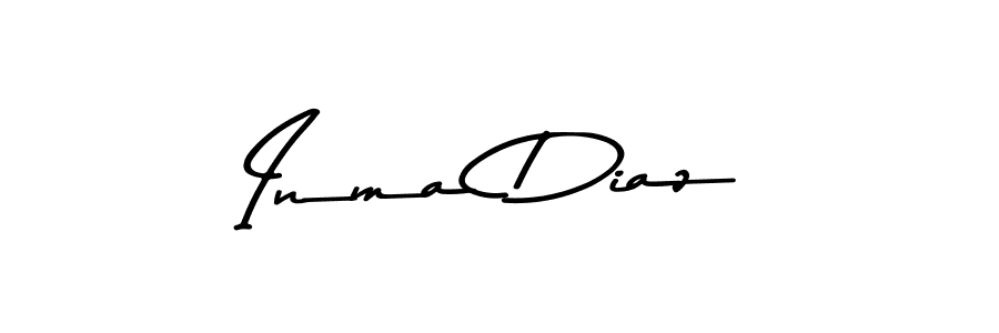 Also we have Inma Diaz name is the best signature style. Create professional handwritten signature collection using Asem Kandis PERSONAL USE autograph style. Inma Diaz signature style 9 images and pictures png