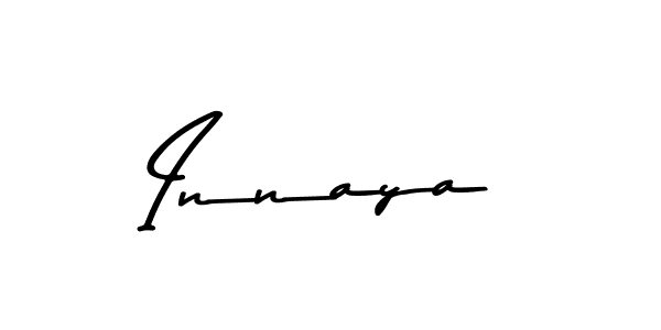 Create a beautiful signature design for name Innaya. With this signature (Asem Kandis PERSONAL USE) fonts, you can make a handwritten signature for free. Innaya signature style 9 images and pictures png