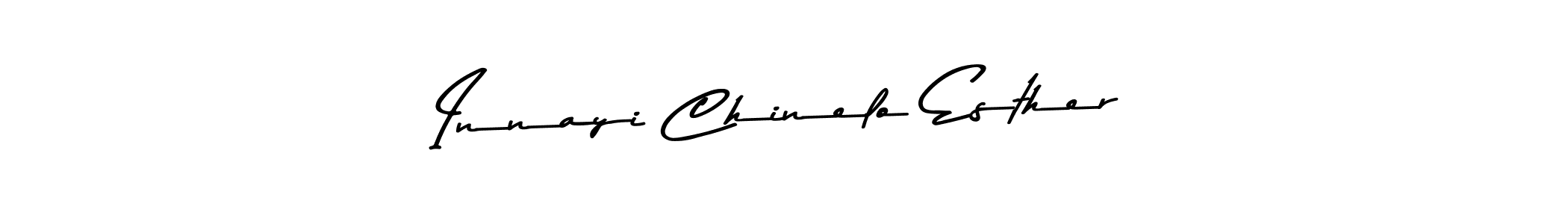 Also You can easily find your signature by using the search form. We will create Innayi Chinelo Esther name handwritten signature images for you free of cost using Asem Kandis PERSONAL USE sign style. Innayi Chinelo Esther signature style 9 images and pictures png
