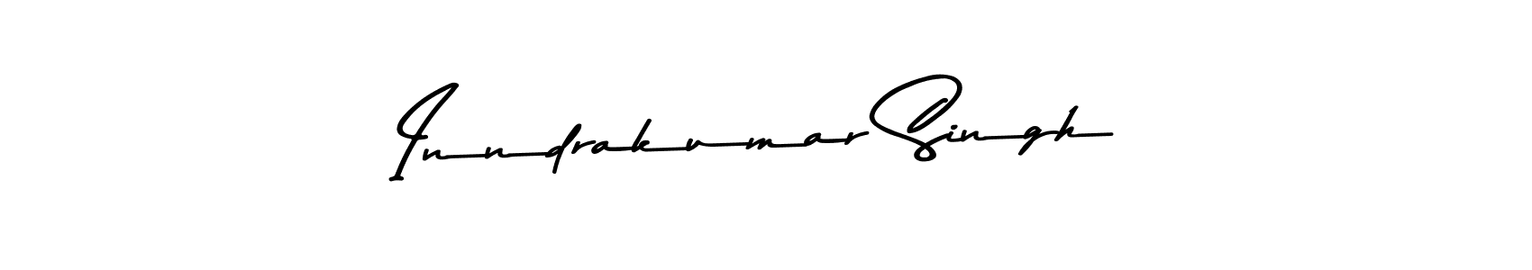 Create a beautiful signature design for name Inndrakumar Singh. With this signature (Asem Kandis PERSONAL USE) fonts, you can make a handwritten signature for free. Inndrakumar Singh signature style 9 images and pictures png