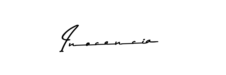 You should practise on your own different ways (Asem Kandis PERSONAL USE) to write your name (Inocencia) in signature. don't let someone else do it for you. Inocencia signature style 9 images and pictures png