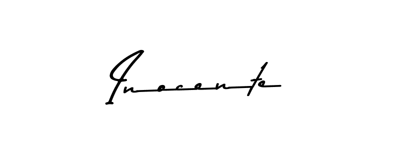 How to make Inocente signature? Asem Kandis PERSONAL USE is a professional autograph style. Create handwritten signature for Inocente name. Inocente signature style 9 images and pictures png