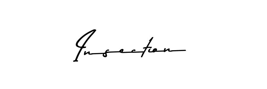 Insection stylish signature style. Best Handwritten Sign (Asem Kandis PERSONAL USE) for my name. Handwritten Signature Collection Ideas for my name Insection. Insection signature style 9 images and pictures png