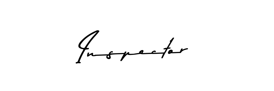 Use a signature maker to create a handwritten signature online. With this signature software, you can design (Asem Kandis PERSONAL USE) your own signature for name Inspector. Inspector signature style 9 images and pictures png