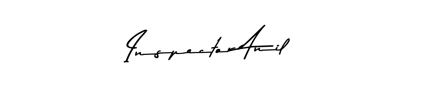 Similarly Asem Kandis PERSONAL USE is the best handwritten signature design. Signature creator online .You can use it as an online autograph creator for name Inspector Anil. Inspector Anil signature style 9 images and pictures png