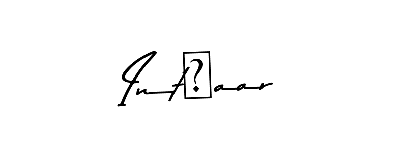 The best way (Asem Kandis PERSONAL USE) to make a short signature is to pick only two or three words in your name. The name Intظaar include a total of six letters. For converting this name. Intظaar signature style 9 images and pictures png