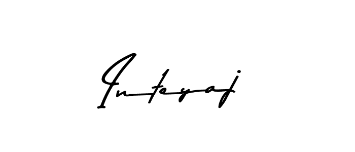 The best way (Asem Kandis PERSONAL USE) to make a short signature is to pick only two or three words in your name. The name Inteyaj include a total of six letters. For converting this name. Inteyaj signature style 9 images and pictures png