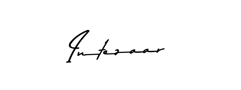 Create a beautiful signature design for name Intezaar. With this signature (Asem Kandis PERSONAL USE) fonts, you can make a handwritten signature for free. Intezaar signature style 9 images and pictures png