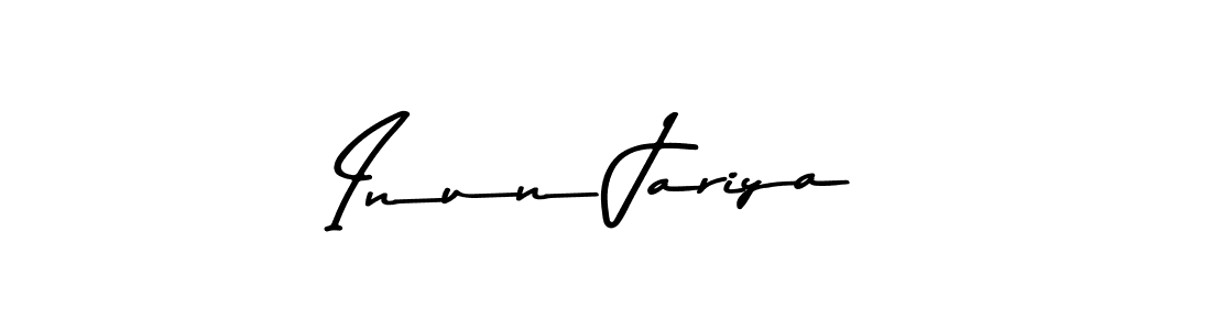 Use a signature maker to create a handwritten signature online. With this signature software, you can design (Asem Kandis PERSONAL USE) your own signature for name Inun Jariya. Inun Jariya signature style 9 images and pictures png