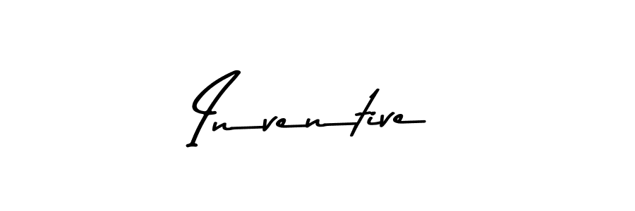 Make a beautiful signature design for name Inventive. With this signature (Asem Kandis PERSONAL USE) style, you can create a handwritten signature for free. Inventive signature style 9 images and pictures png