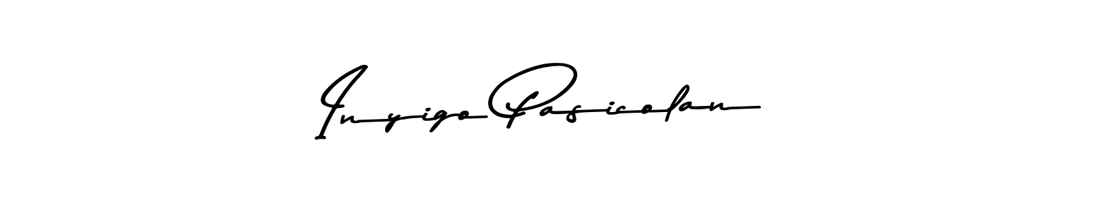 Inyigo Pasicolan stylish signature style. Best Handwritten Sign (Asem Kandis PERSONAL USE) for my name. Handwritten Signature Collection Ideas for my name Inyigo Pasicolan. Inyigo Pasicolan signature style 9 images and pictures png