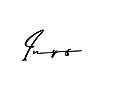 How to make Inys name signature. Use Asem Kandis PERSONAL USE style for creating short signs online. This is the latest handwritten sign. Inys signature style 9 images and pictures png