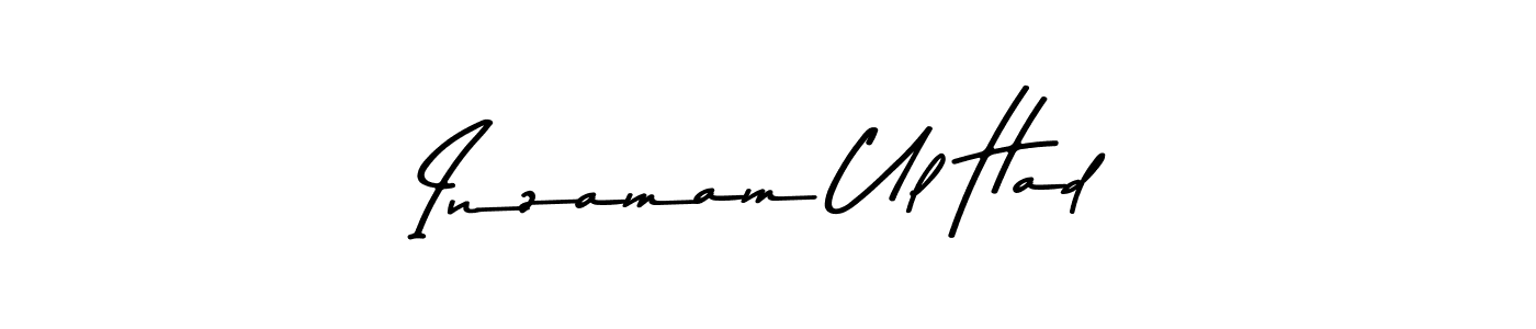 Use a signature maker to create a handwritten signature online. With this signature software, you can design (Asem Kandis PERSONAL USE) your own signature for name Inzamam Ul Had. Inzamam Ul Had signature style 9 images and pictures png