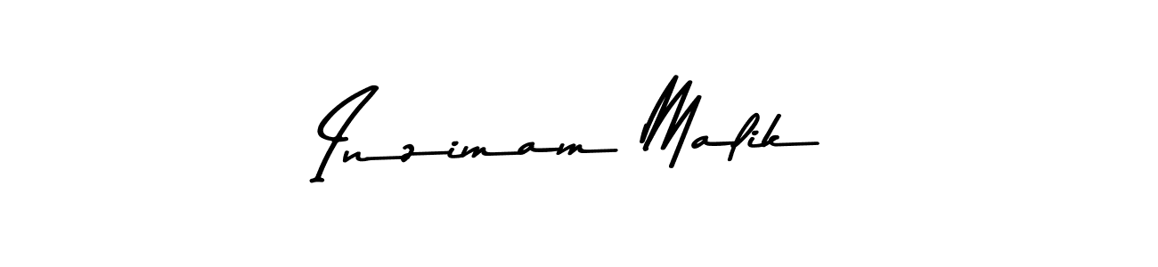 Inzimam Malik stylish signature style. Best Handwritten Sign (Asem Kandis PERSONAL USE) for my name. Handwritten Signature Collection Ideas for my name Inzimam Malik. Inzimam Malik signature style 9 images and pictures png