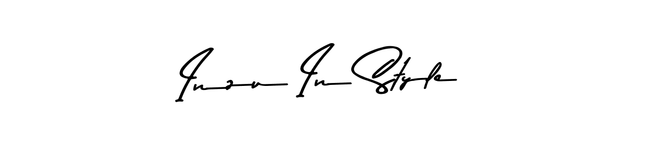 Asem Kandis PERSONAL USE is a professional signature style that is perfect for those who want to add a touch of class to their signature. It is also a great choice for those who want to make their signature more unique. Get Inzu In Style name to fancy signature for free. Inzu In Style signature style 9 images and pictures png