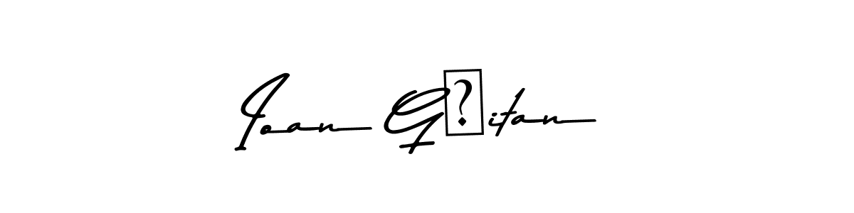 Ioan GĂitan stylish signature style. Best Handwritten Sign (Asem Kandis PERSONAL USE) for my name. Handwritten Signature Collection Ideas for my name Ioan GĂitan. Ioan GĂitan signature style 9 images and pictures png