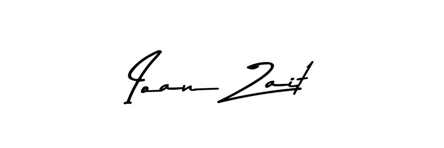 Create a beautiful signature design for name Ioan Zait. With this signature (Asem Kandis PERSONAL USE) fonts, you can make a handwritten signature for free. Ioan Zait signature style 9 images and pictures png