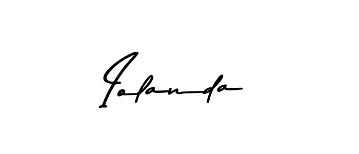 Use a signature maker to create a handwritten signature online. With this signature software, you can design (Asem Kandis PERSONAL USE) your own signature for name Iolanda. Iolanda signature style 9 images and pictures png