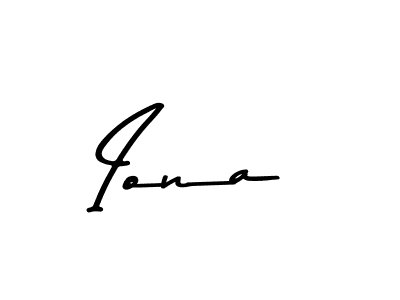 The best way (Asem Kandis PERSONAL USE) to make a short signature is to pick only two or three words in your name. The name Iona include a total of six letters. For converting this name. Iona signature style 9 images and pictures png