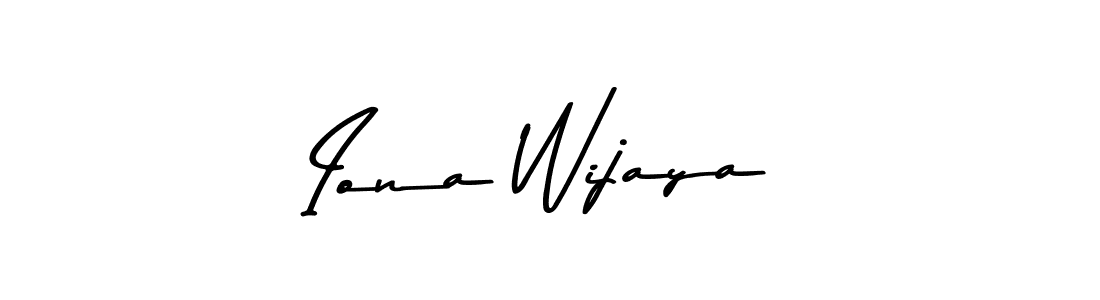 Also You can easily find your signature by using the search form. We will create Iona Wijaya name handwritten signature images for you free of cost using Asem Kandis PERSONAL USE sign style. Iona Wijaya signature style 9 images and pictures png