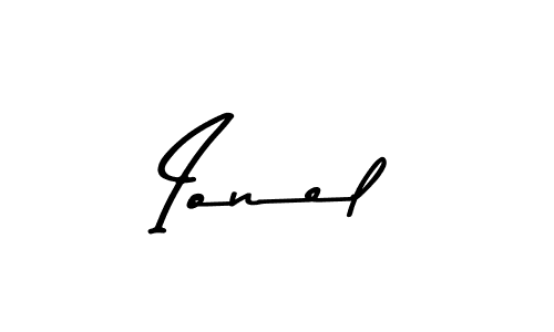 You should practise on your own different ways (Asem Kandis PERSONAL USE) to write your name (Ionel) in signature. don't let someone else do it for you. Ionel signature style 9 images and pictures png