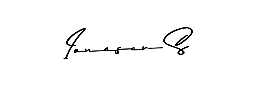 How to Draw Ionescu S signature style? Asem Kandis PERSONAL USE is a latest design signature styles for name Ionescu S. Ionescu S signature style 9 images and pictures png