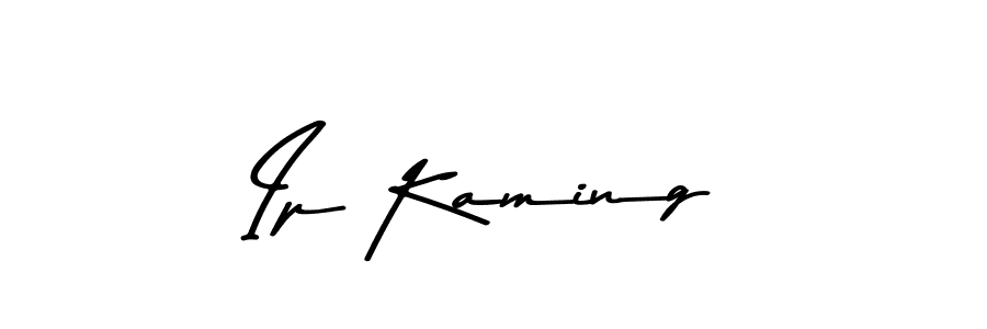Also we have Ip Kaming name is the best signature style. Create professional handwritten signature collection using Asem Kandis PERSONAL USE autograph style. Ip Kaming signature style 9 images and pictures png