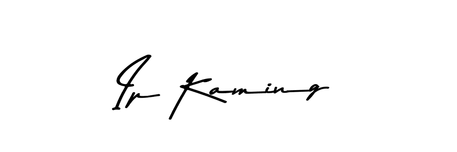 Also we have Ip Kaming name is the best signature style. Create professional handwritten signature collection using Asem Kandis PERSONAL USE autograph style. Ip Kaming signature style 9 images and pictures png