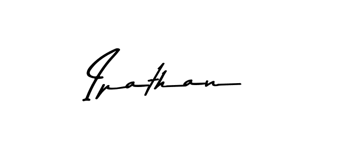 How to make Ipathan name signature. Use Asem Kandis PERSONAL USE style for creating short signs online. This is the latest handwritten sign. Ipathan signature style 9 images and pictures png