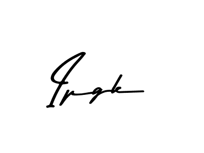 Also we have Ipgk name is the best signature style. Create professional handwritten signature collection using Asem Kandis PERSONAL USE autograph style. Ipgk signature style 9 images and pictures png