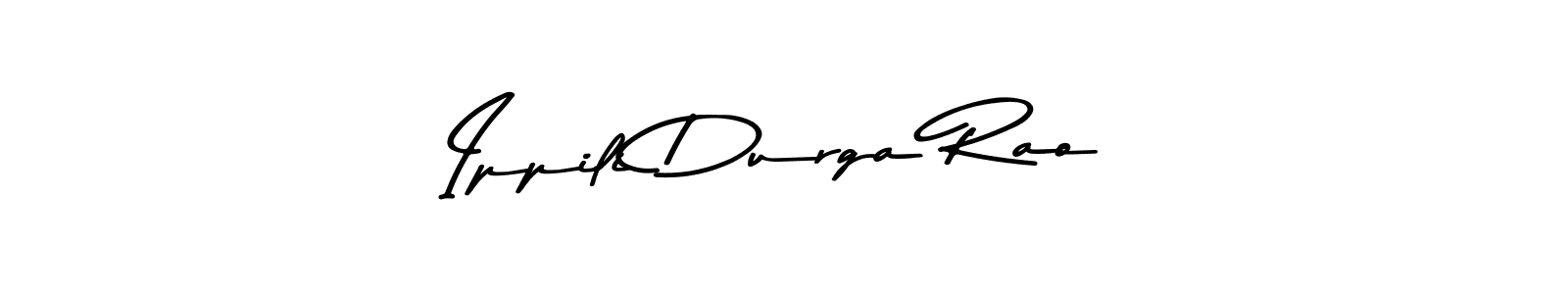 Make a beautiful signature design for name Ippili Durga Rao. With this signature (Asem Kandis PERSONAL USE) style, you can create a handwritten signature for free. Ippili Durga Rao signature style 9 images and pictures png