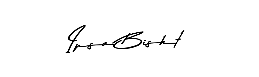 Ipsa Bisht stylish signature style. Best Handwritten Sign (Asem Kandis PERSONAL USE) for my name. Handwritten Signature Collection Ideas for my name Ipsa Bisht. Ipsa Bisht signature style 9 images and pictures png