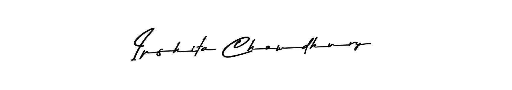 Design your own signature with our free online signature maker. With this signature software, you can create a handwritten (Asem Kandis PERSONAL USE) signature for name Ipshita Chowdhury. Ipshita Chowdhury signature style 9 images and pictures png