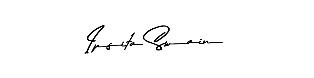 Design your own signature with our free online signature maker. With this signature software, you can create a handwritten (Asem Kandis PERSONAL USE) signature for name Ipsita Swain. Ipsita Swain signature style 9 images and pictures png
