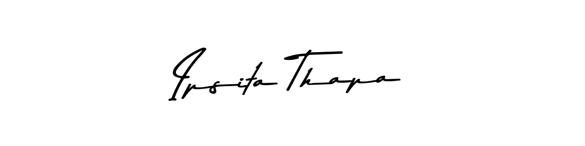 if you are searching for the best signature style for your name Ipsita Thapa. so please give up your signature search. here we have designed multiple signature styles  using Asem Kandis PERSONAL USE. Ipsita Thapa signature style 9 images and pictures png