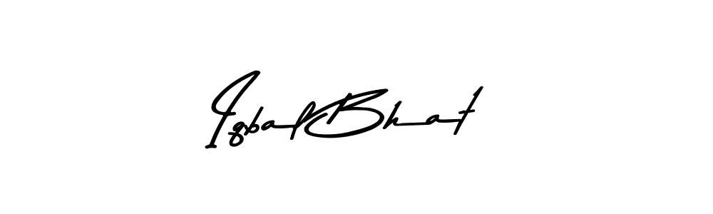 Use a signature maker to create a handwritten signature online. With this signature software, you can design (Asem Kandis PERSONAL USE) your own signature for name Iqbal Bhat. Iqbal Bhat signature style 9 images and pictures png