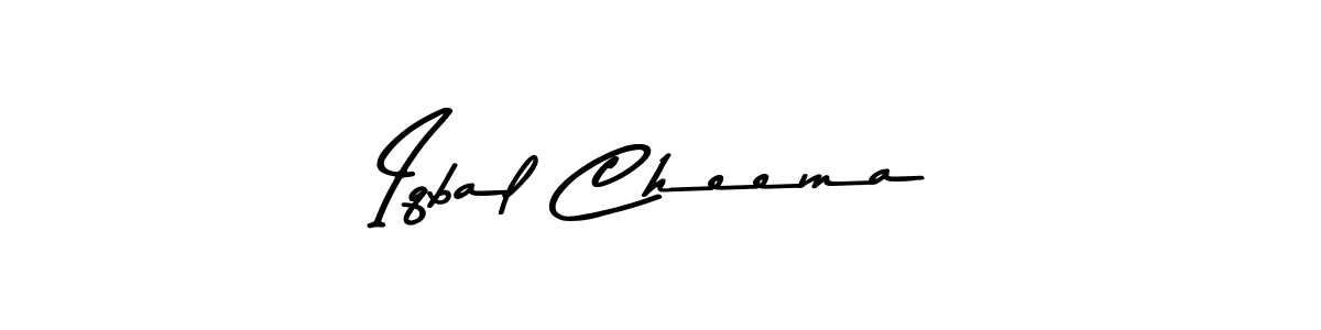 Design your own signature with our free online signature maker. With this signature software, you can create a handwritten (Asem Kandis PERSONAL USE) signature for name Iqbal Cheema. Iqbal Cheema signature style 9 images and pictures png