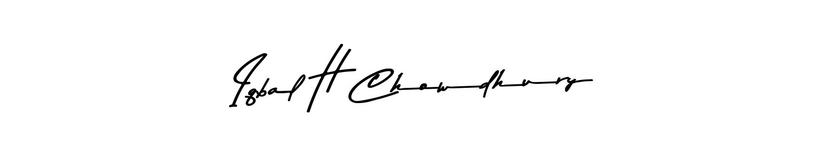 Use a signature maker to create a handwritten signature online. With this signature software, you can design (Asem Kandis PERSONAL USE) your own signature for name Iqbal H Chowdhury. Iqbal H Chowdhury signature style 9 images and pictures png