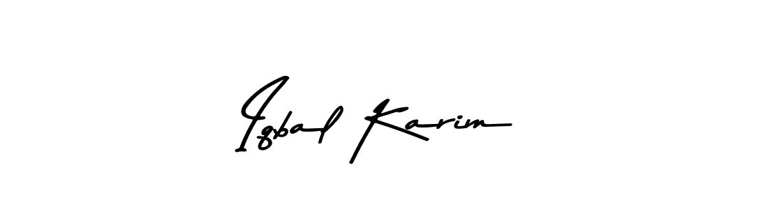 This is the best signature style for the Iqbal Karim name. Also you like these signature font (Asem Kandis PERSONAL USE). Mix name signature. Iqbal Karim signature style 9 images and pictures png
