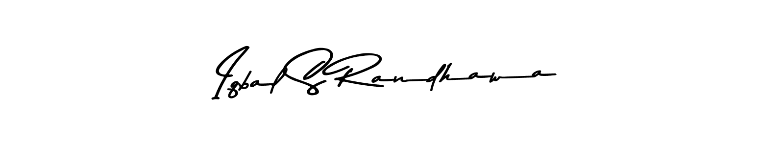 Design your own signature with our free online signature maker. With this signature software, you can create a handwritten (Asem Kandis PERSONAL USE) signature for name Iqbal S Randhawa. Iqbal S Randhawa signature style 9 images and pictures png