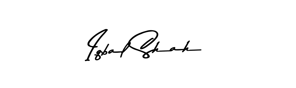Design your own signature with our free online signature maker. With this signature software, you can create a handwritten (Asem Kandis PERSONAL USE) signature for name Iqbal Shah. Iqbal Shah signature style 9 images and pictures png