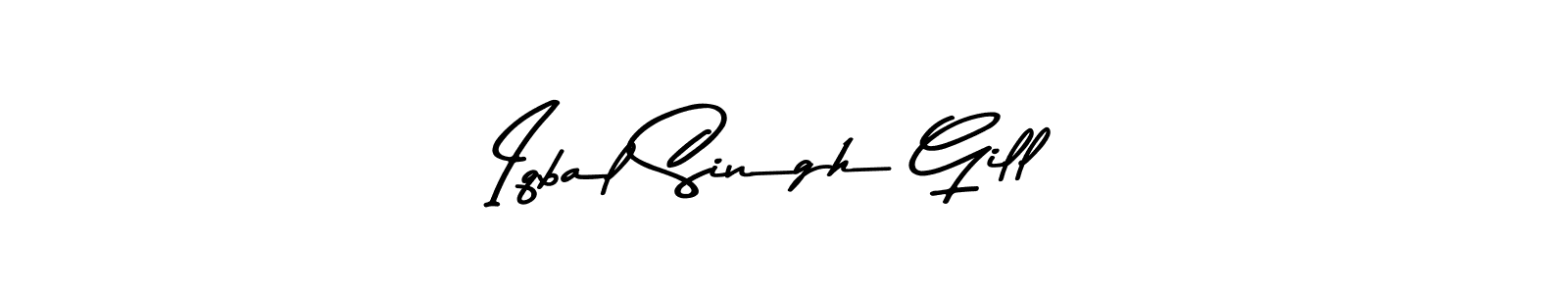 Similarly Asem Kandis PERSONAL USE is the best handwritten signature design. Signature creator online .You can use it as an online autograph creator for name Iqbal Singh Gill. Iqbal Singh Gill signature style 9 images and pictures png